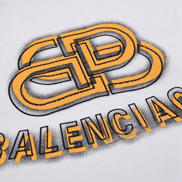 Balenciaga專櫃巴黎世家2023SS新款印花T恤 男女同款 tzy2735